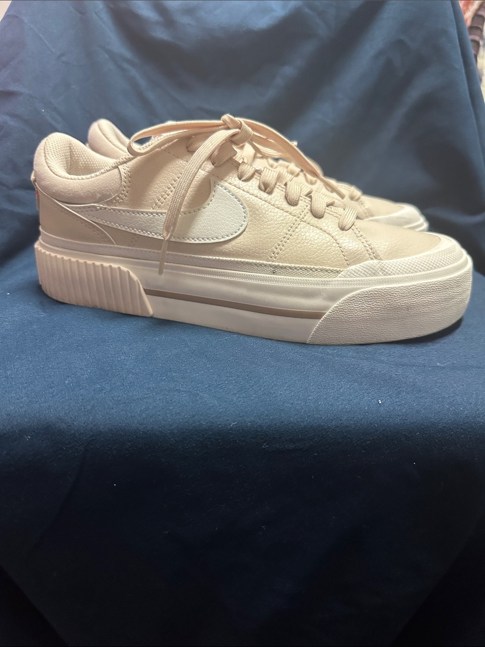 Nike Court Legacy Lift 'Light Orewood Brown White size 8